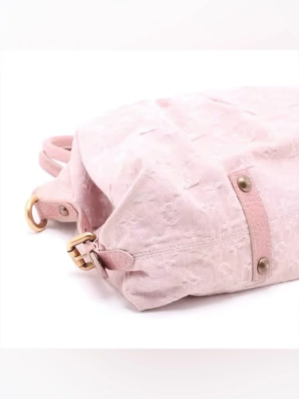 Louis Vuitton Monogram Denim Neo Cabby MM Pink M95836 Limited Edition